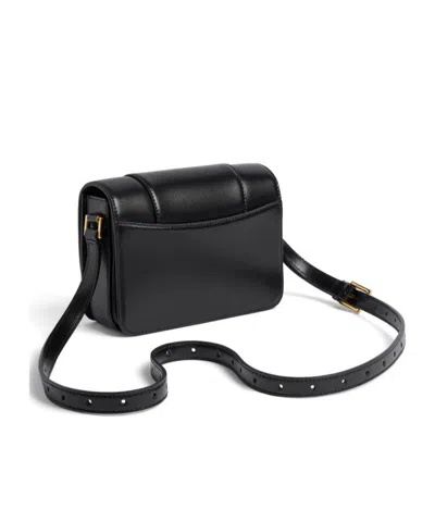 Balenciaga Black Leather Small Hourglass Crossbody Bag