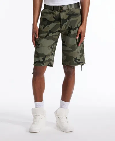 Ecko Unltd The Leader Belted Cargo Short In Multi