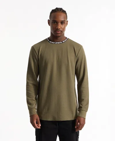 Ecko Unltd . Keep Your Head Up Thermal Top In Green