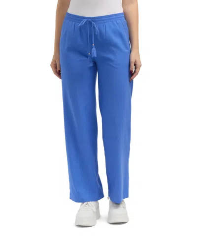 Ellen Tracy Women's Wide Leg Pant In Blue