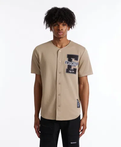 Ecko Unltd . The Dinger Button Front Top In Grey