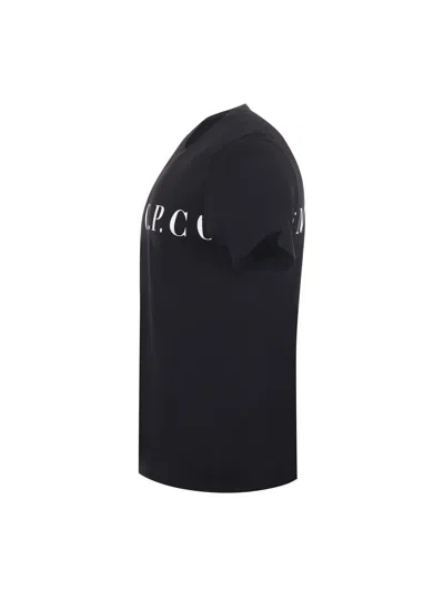 C.p. Company C.p.company T-shirt With Logo Print On Chest And Back In Black