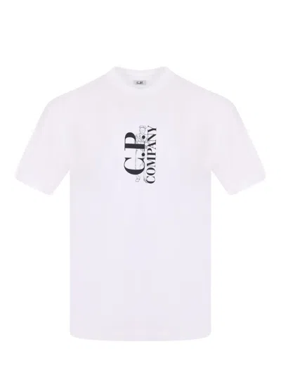C.p. Company Cp Company T-shirts And Polos In White