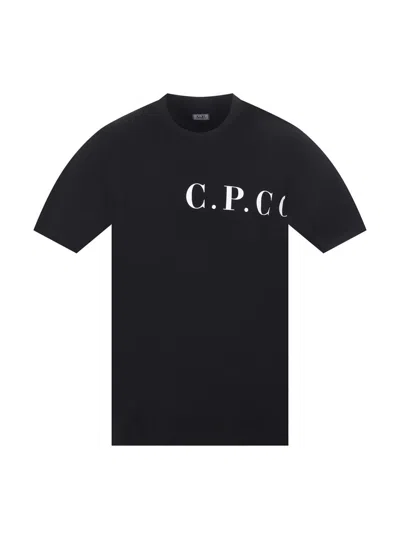 C.p. Company Cp Company T Shirt With Logo Print On Chest And Back In Black