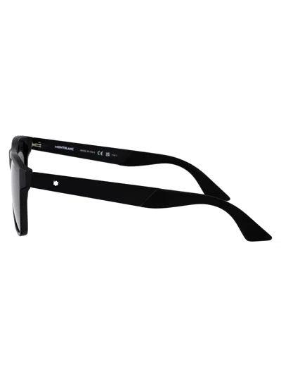 Montblanc Mb0298s Sunglasses In 黑色的