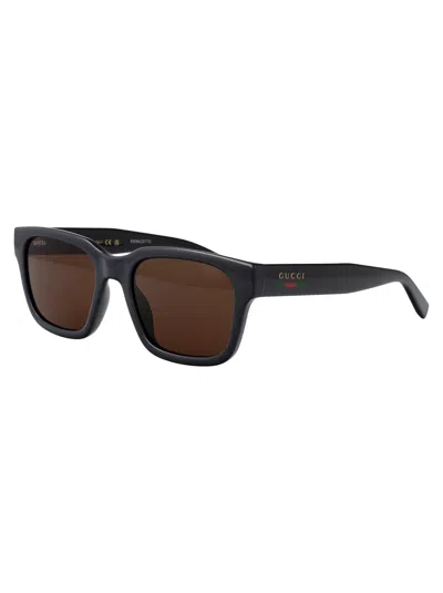 Gucci Gg1857s Sunglasses In 灰色的