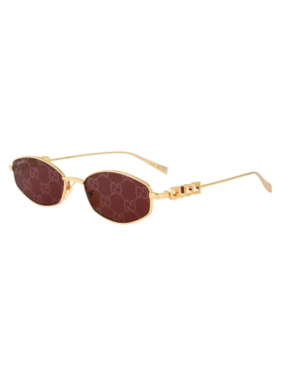 Gucci Gg1802s Sunglasses In 红色的