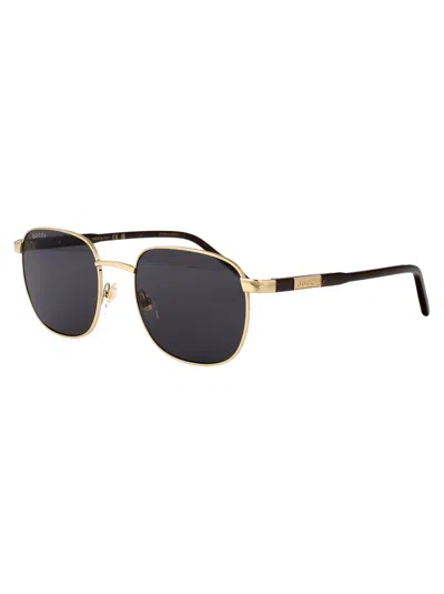 Gucci Gg1799s Sunglasses In 金子