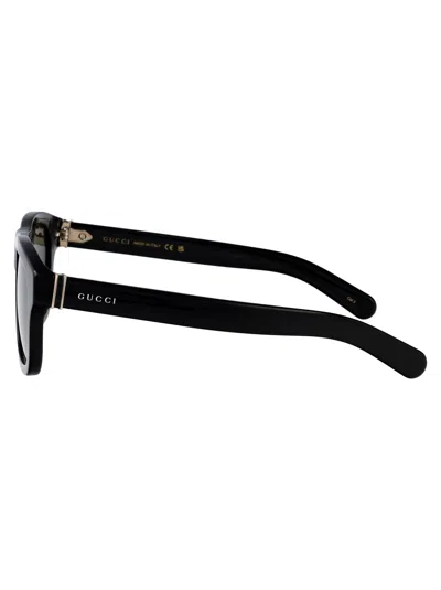 Gucci Gg1509s Sunglasses In 黑色的