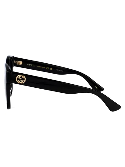 Gucci Gg0035sn Sunglasses In 黑色的