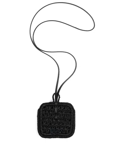 Jacquemus Crochet Wallet In Natural 142