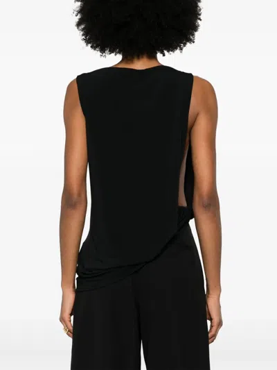 Jacquemus Le Haut Peplo White Top With Square Neck And Cut-out On The Side In Viscose Blend Woman In White 100