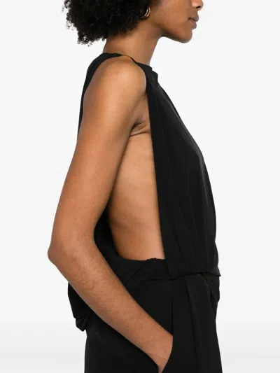 Jacquemus Le Haut Peplo White Top With Square Neck And Cut-out On The Side In Viscose Blend Woman In White 100