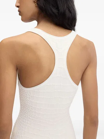 Jacquemus Scala Maxi Dress In Off White 110