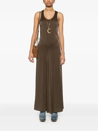 Isabel Marant Marant Kenza Maxi Dress In 50bz Bronze
