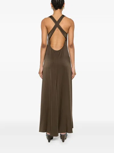 Isabel Marant Marant Kenza Maxi Dress In 50bz Bronze