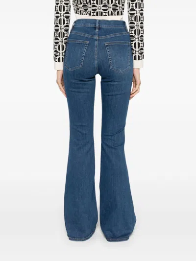 Frame Denim The 70s Crop High-rise Bernadette Bootcut Jean In Skywalk Skyw