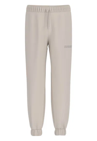 Guess-activewear Men's Trousers Guess Activewear Regular Fit In Ivory