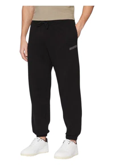 Guess-activewear Men's Trousers Guess Activewear Regular Fit In Black