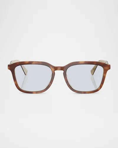 Brunello Cucinelli Bc3011 Acetate Pillow Sunglasses In Havana
