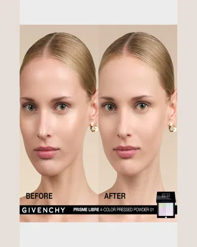Givenchy Prisme Libre 4-color Pressed Powder In 01 Mousseline Pastel