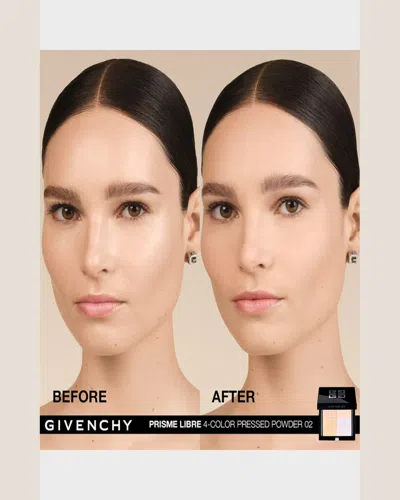 Givenchy Prisme Libre 4-color Pressed Powder In 02 Satin Blanc