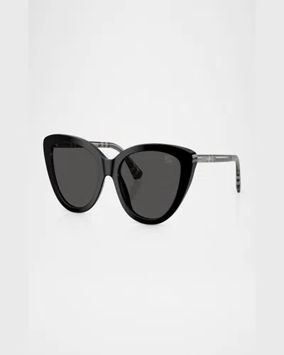 Burberry Woman Sunglass Be4457f In Black