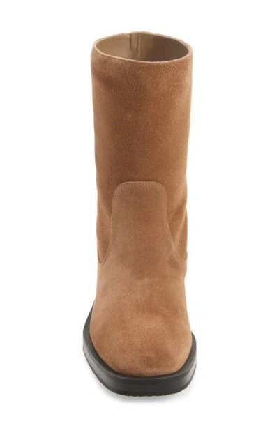 Stuart Weitzman Kaia Suede Ankle Boots In Khaki Sport Suede