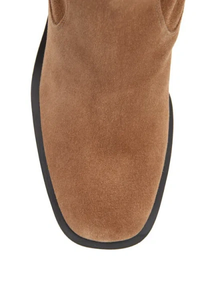 Stuart Weitzman Kaia Suede Ankle Boots In Khaki Sport Suede