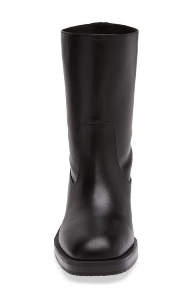 Stuart Weitzman Kaia Bootie In Black Smooth Calf