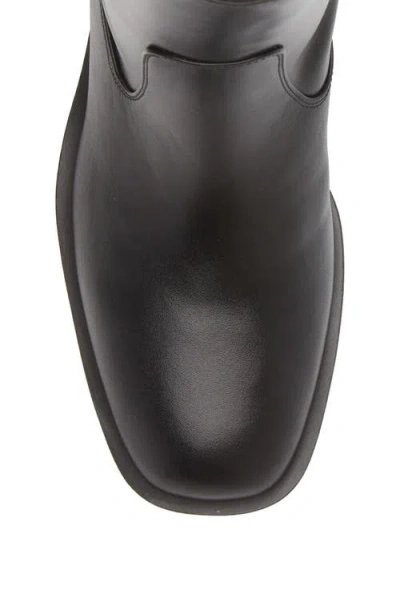 Stuart Weitzman Kaia Bootie In Black Smooth Calf