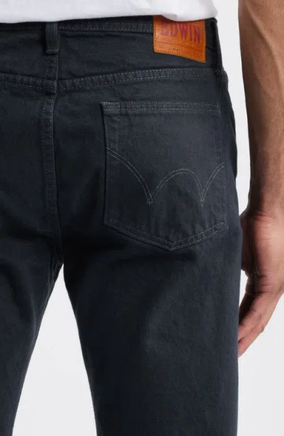 Edwin Straight Leg Jeans In Sumikuro