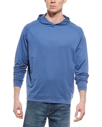 Peter Millar Wm Phoenix Open Pine Performance Hoodie In Blue