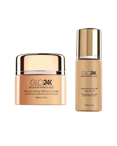 Glo24k 24k Radiant Eyes Duo 24k Rejuvenating Eye Cream Set