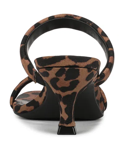 Lifestride Women's Nalani Open Round Toe Slide Dress Sandals In Brown Multi Fabric