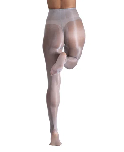 Lechery Women's Lustrous Shiny 1-pack 40 Denier Pantyhose In Grey