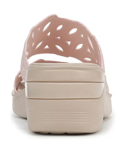 Lifestride Women's Delight Washable Slide Wedge Sandals In Pink