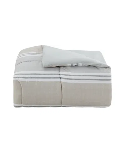 Sunham Aiden Striped 8-pc. Comforter Sets, Exclusively At Macy's In Taupe