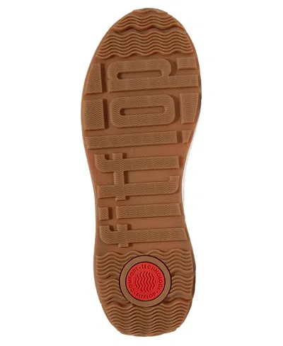 Fitflop Men's F-mode Flow Lace Up Sneakers In Urban White,arctic Gray