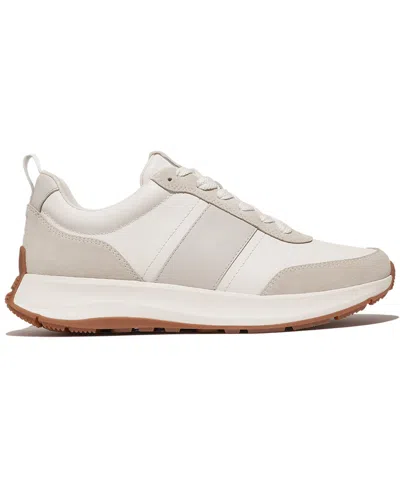 Fitflop Men's F-mode Flow Lace Up Sneakers In Urban White,arctic Gray