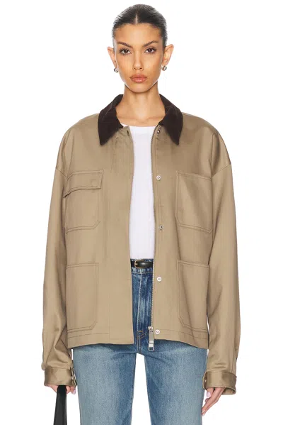 Grlfrnd Chore Coat In Camel