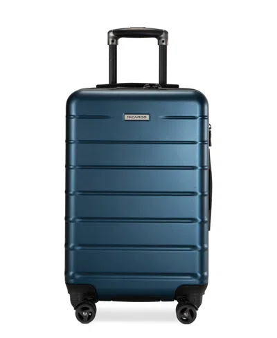 Ricardo Cambria Hardside 22" Carry-on Spinner In Blue Pearl