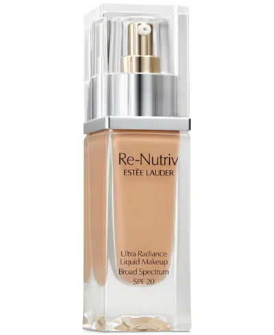 Estée Lauder Re-nutriv Ultra Radiance Liquid Foundation Spf 20 In 3n2 Wheat