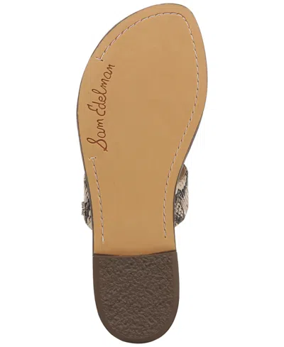 Sam Edelman Gala Slide Sandal In Roccia Leather