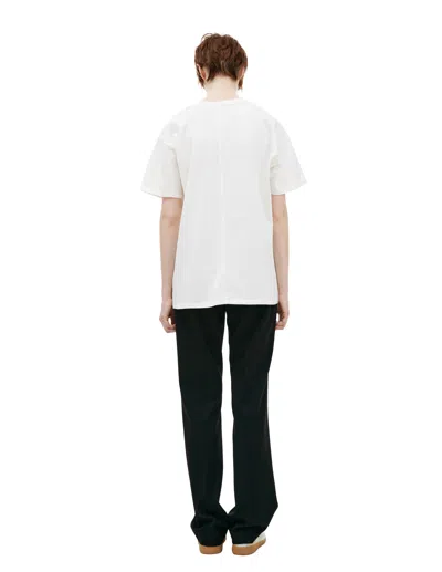 The Row Isha Oversize Cotton Jersey T-shirt In White