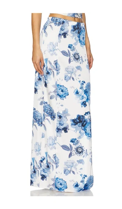 Alice And Olivia Alice + Olivia Stephine Printed Long Skirt In Multi