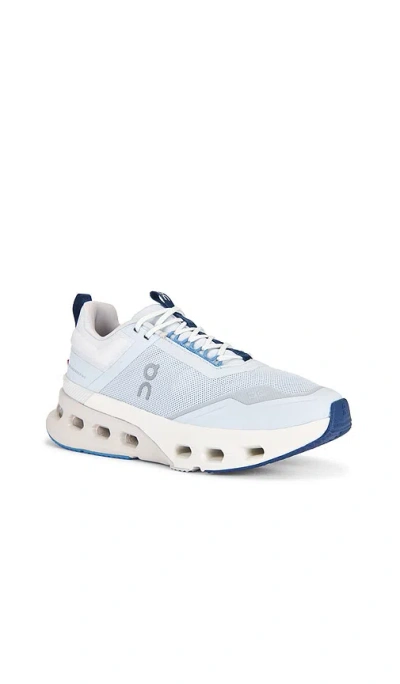 On Cloudnova X Sneaker In Baby Blue