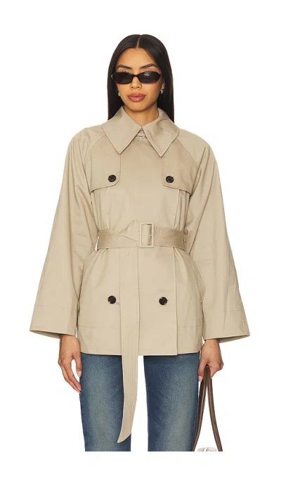 Rails Lucien Trench Coat In Beige