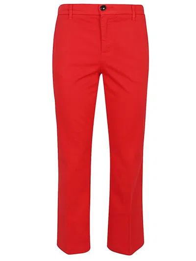 I Love My Pants Bella Cotton Trousers In Red