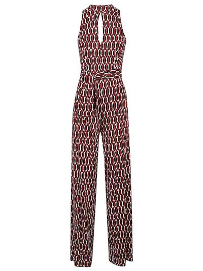 Siyu Printed Jumpsuit In Red
